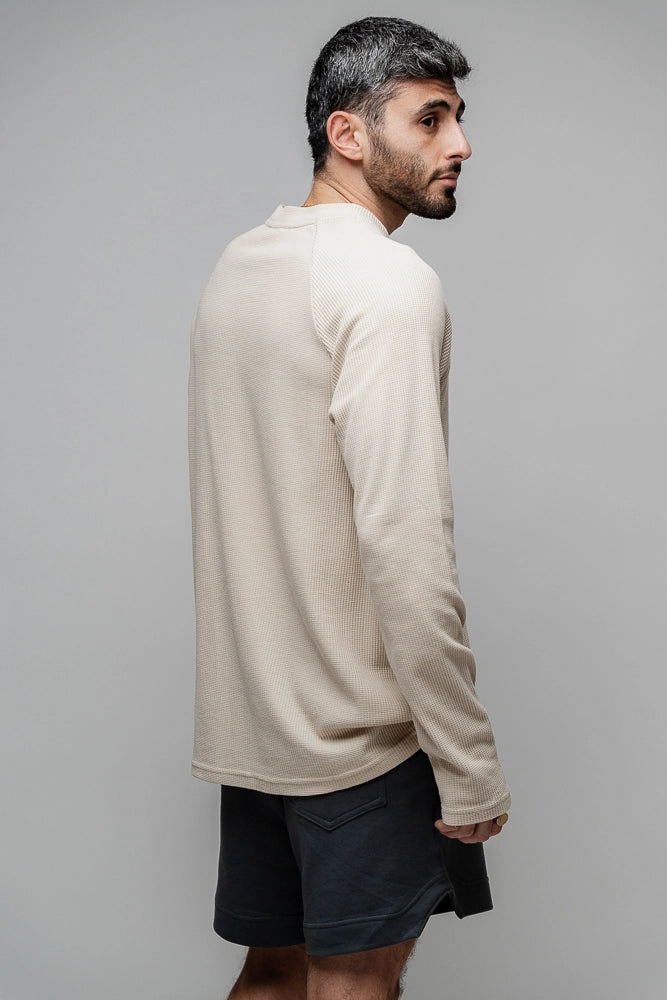 Long Sleeve Sand Waffle